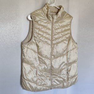 Xersion Lightweight Packable Puffy Zip Up Vest 1X